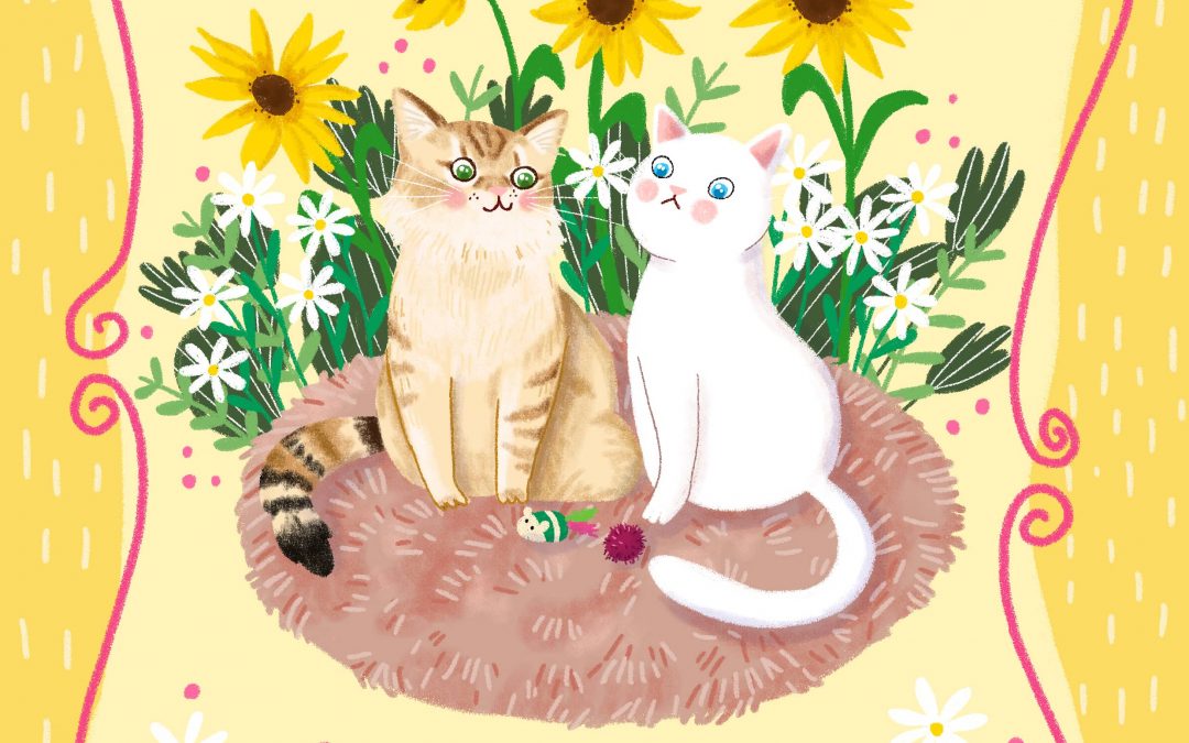 Sorteo de Retrato de dos gatas digital