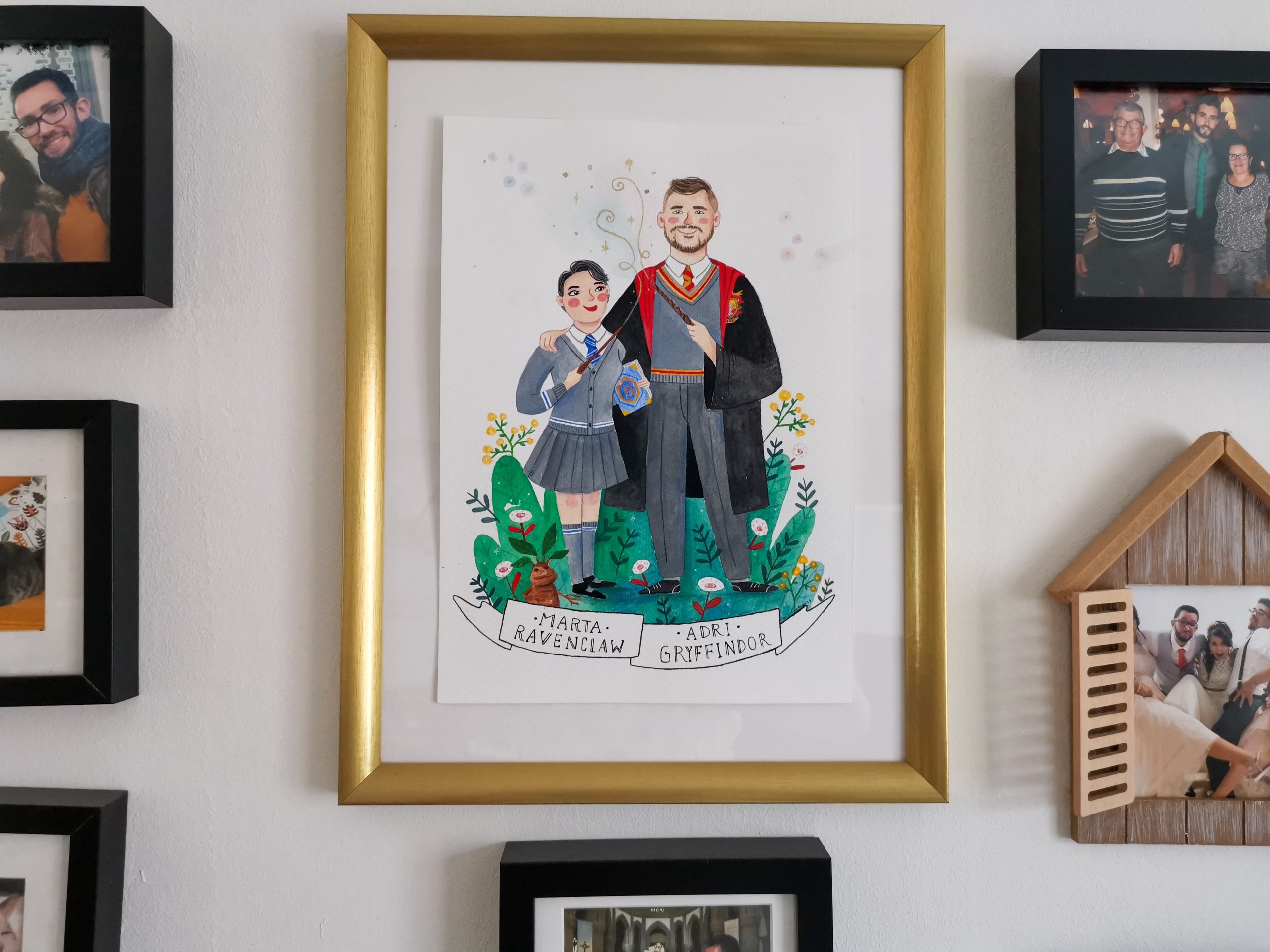 Retrato personalizado con uniforme de Hogwarts - Imagen 6