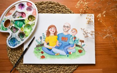 Retrato de Pau en su cumpleaños 4