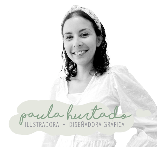 paula hurtado ilustradora logo
